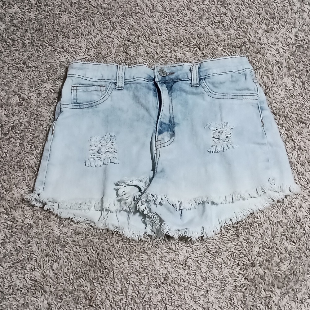 Womens Gogo Star Cutoff Shorts Size 9 Color Blue Summer Fleek Hot Cute